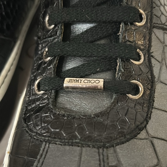 Jimmy Choo leather High top sneakers